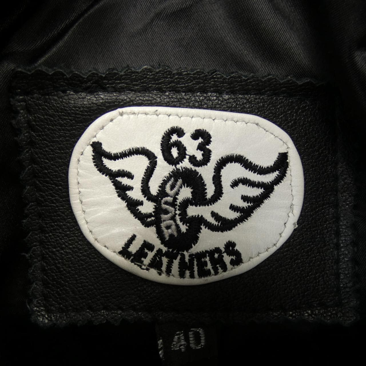 63LEATHER皮夹克