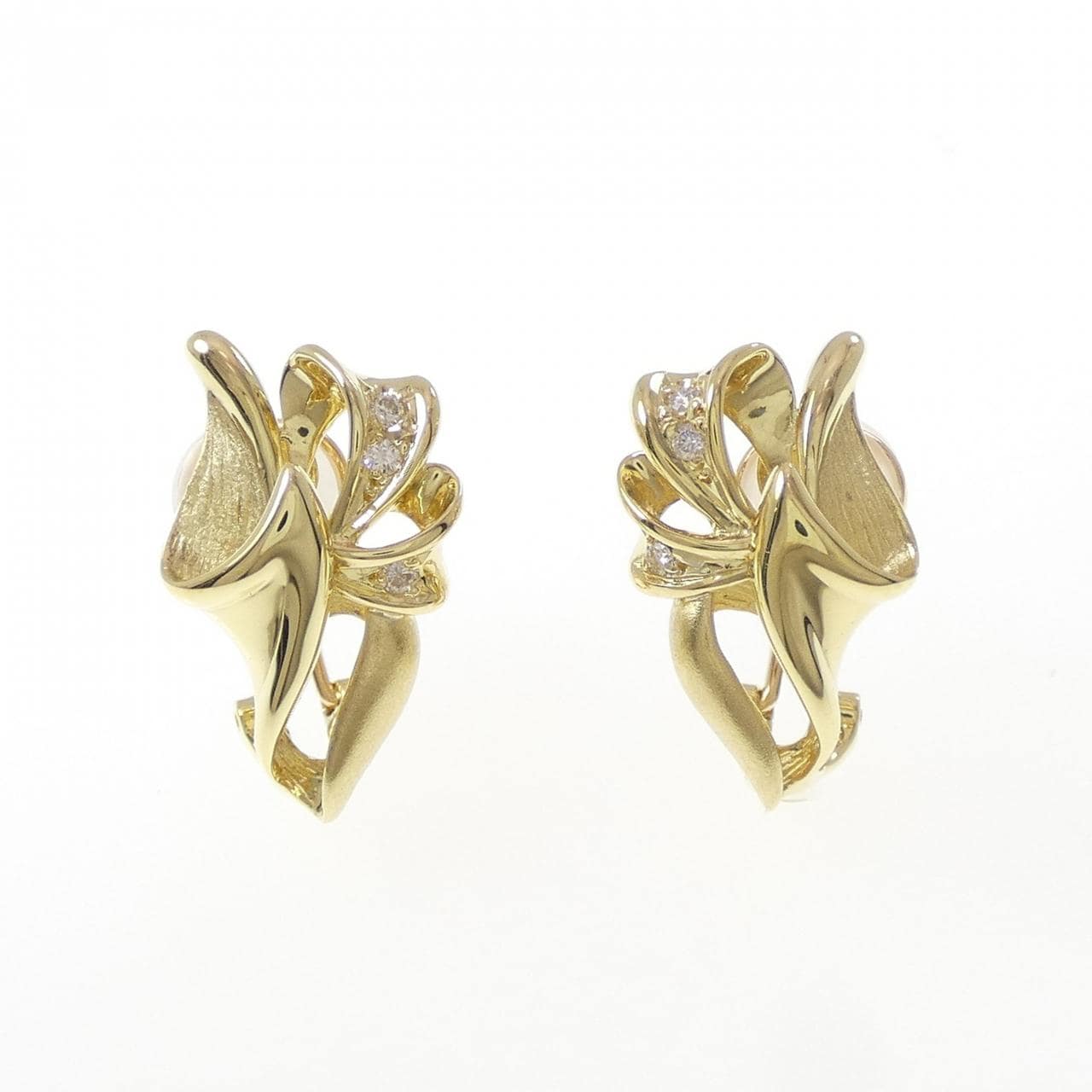K18YG ダイヤモンド ピアス/イヤリング 0.10CT
