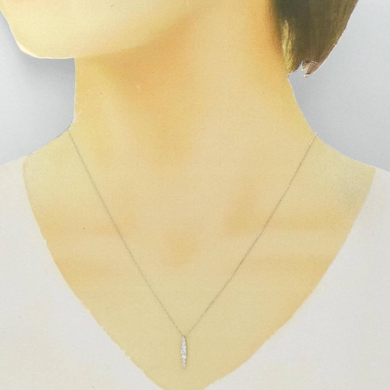 【リメイク】PT ダイヤモンド ネックレス 0.15CT