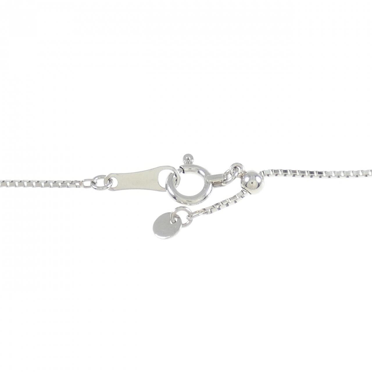 PT900/K18YG/PT850 ダイヤモンド ネックレス 0.46CT