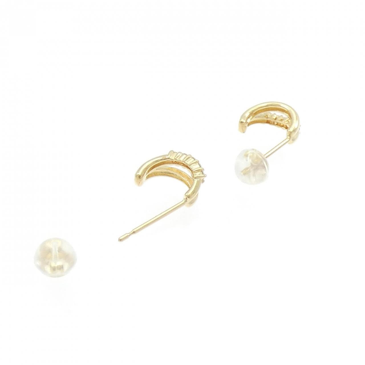 K18YG ダイヤモンド ピアス