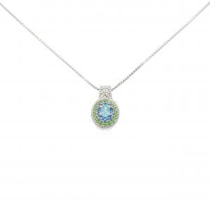 ジーエスティービー トルマリン ネックレス 0.10CT