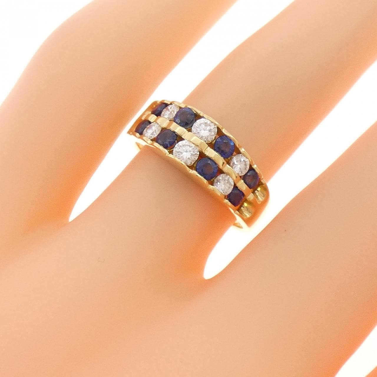 ミキモト サファイヤ リング 0.60CT