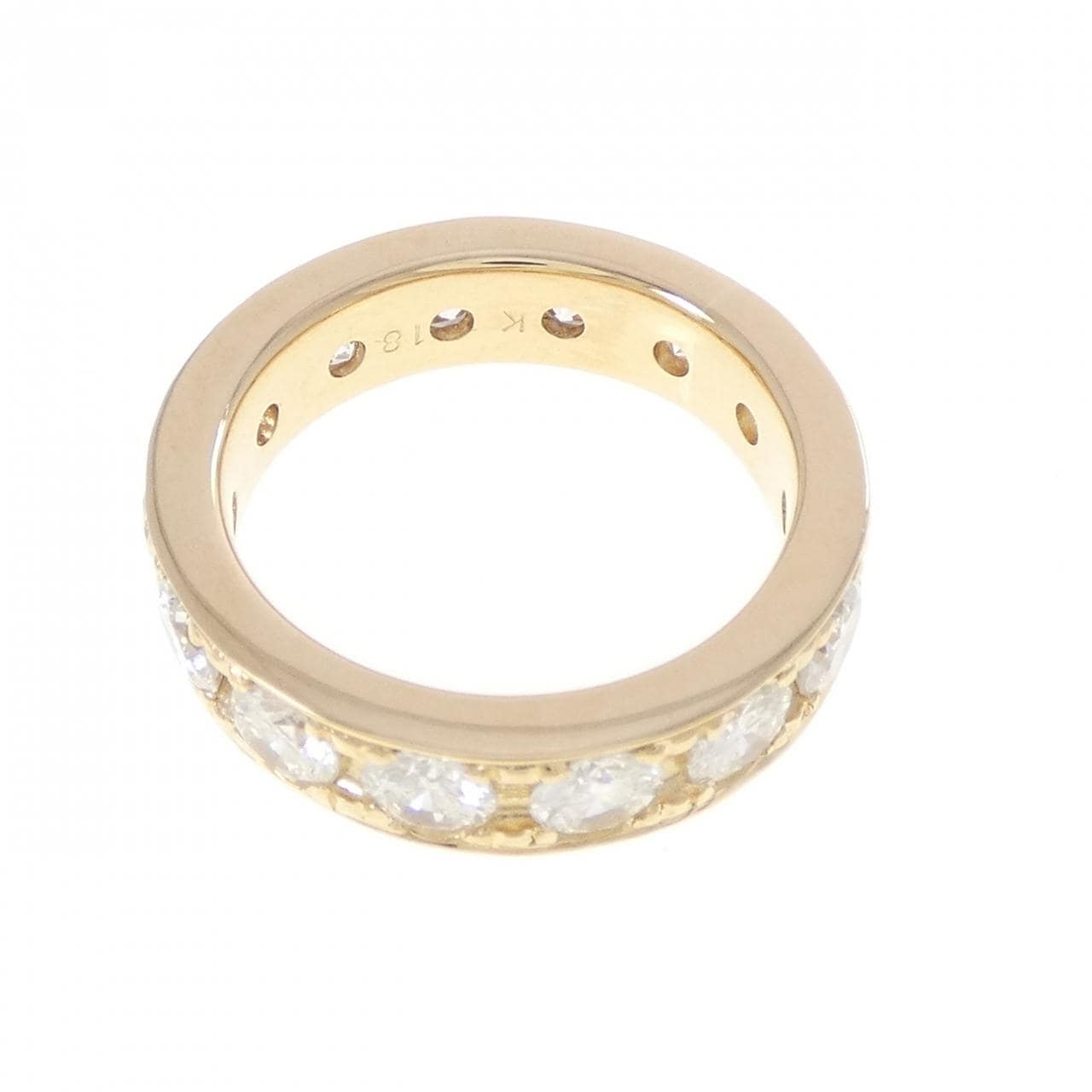 K18YG Full Eternity Diamond Ring 2.865CT
