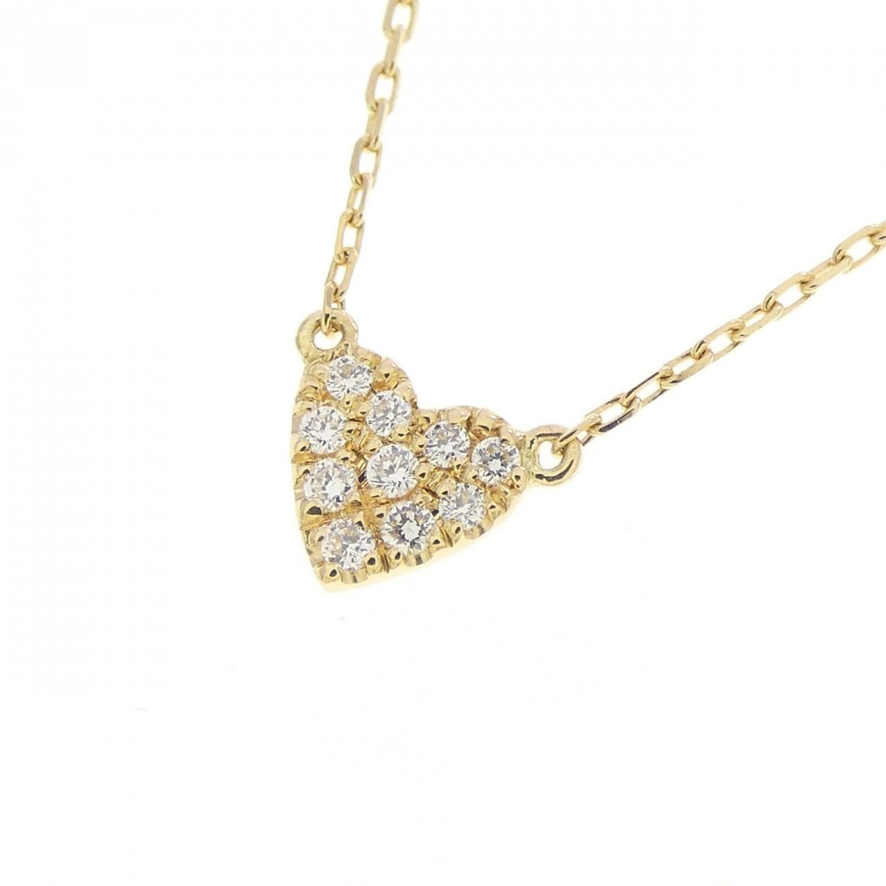 アーカー ハートパヴェ ネックレス 0.05CT