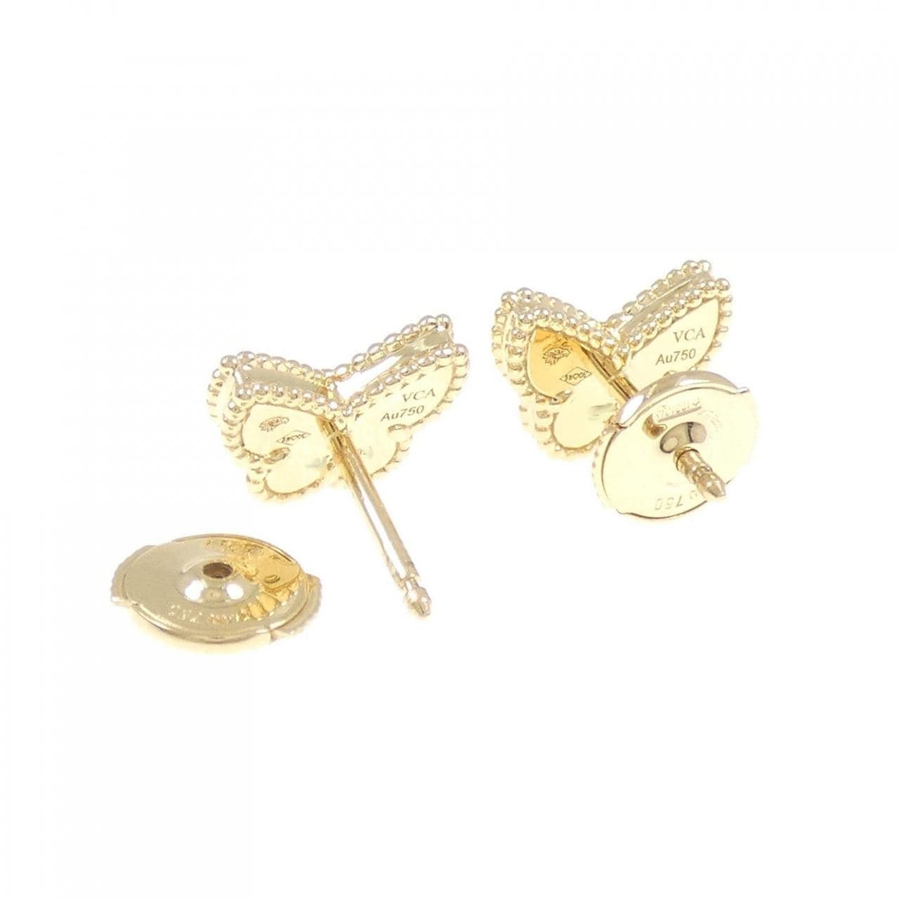 ヴァンクリーフ&アーペル スウィートアルハンブラ パピヨン ピアス