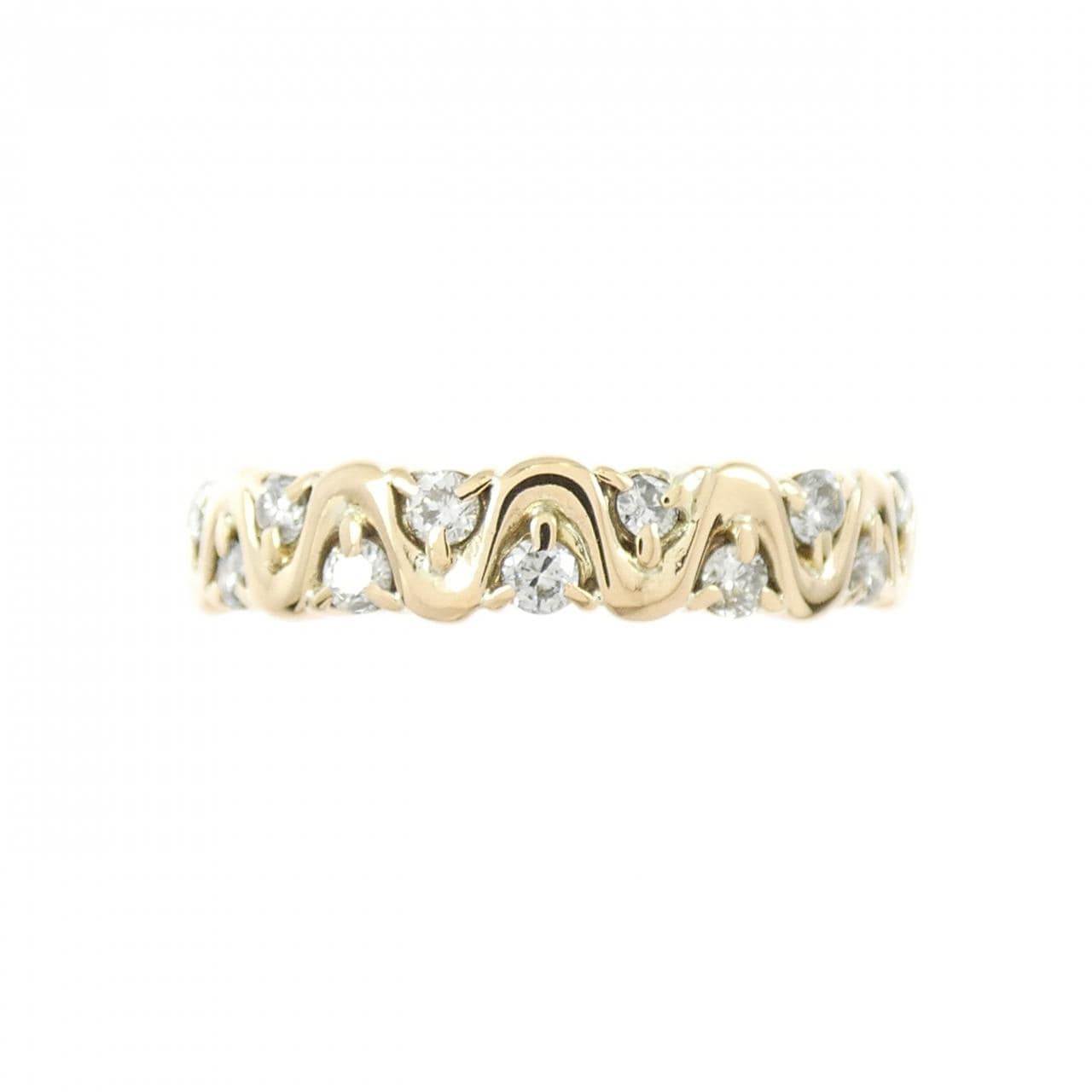 K18YG ダイヤモンド リング 0.24CT