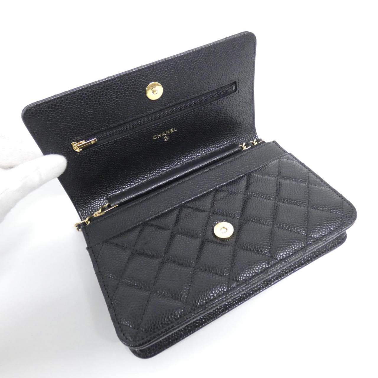 シャネル タイムレスクラシック ライン AP0250 チェーンウォレット