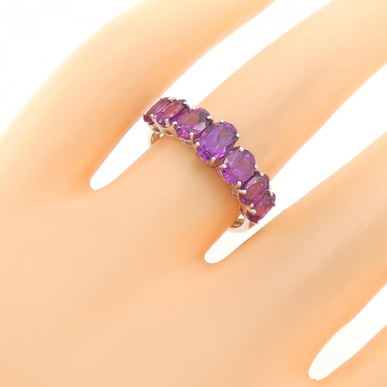 PT950 ガーネット リング 2.10CT