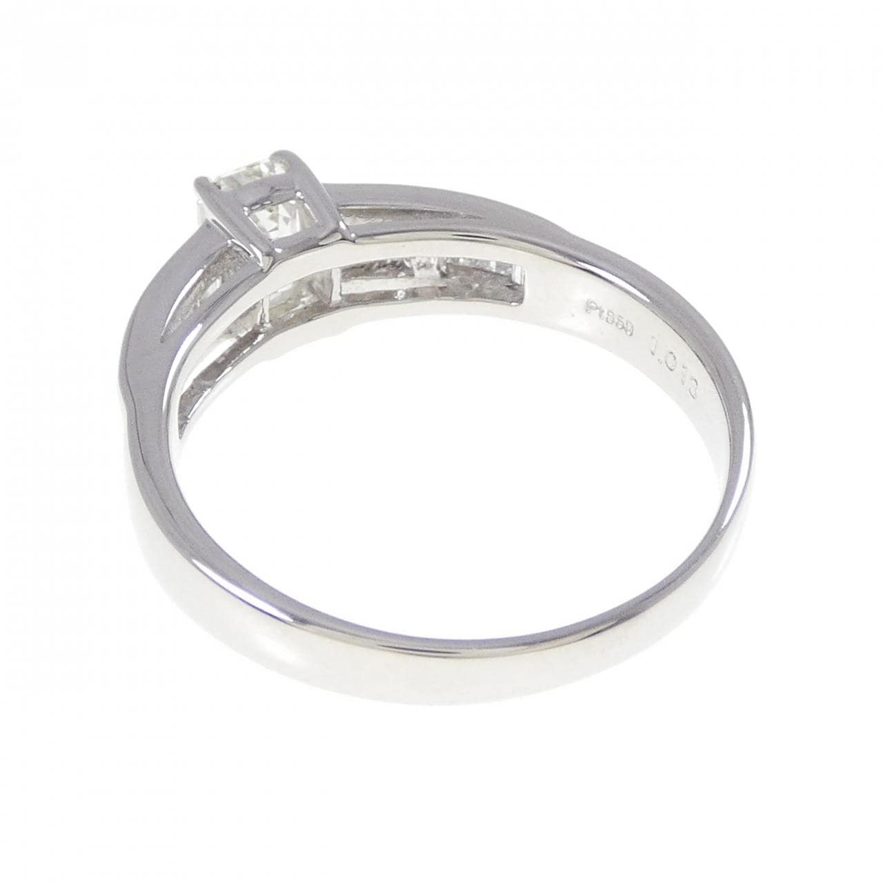 PT950 ダイヤモンド リング 1.013CT