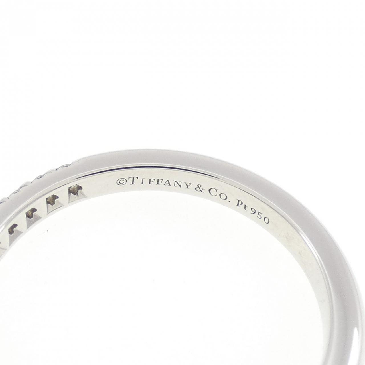 ティファニー ソレスト ハーフサークル リング