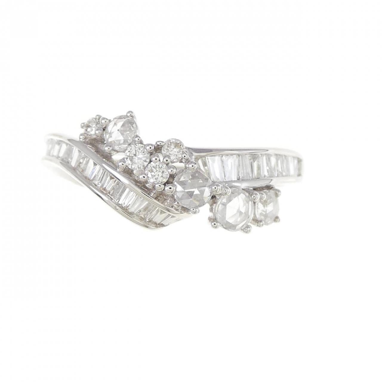 K18WG ダイヤモンド リング 0.55CT
