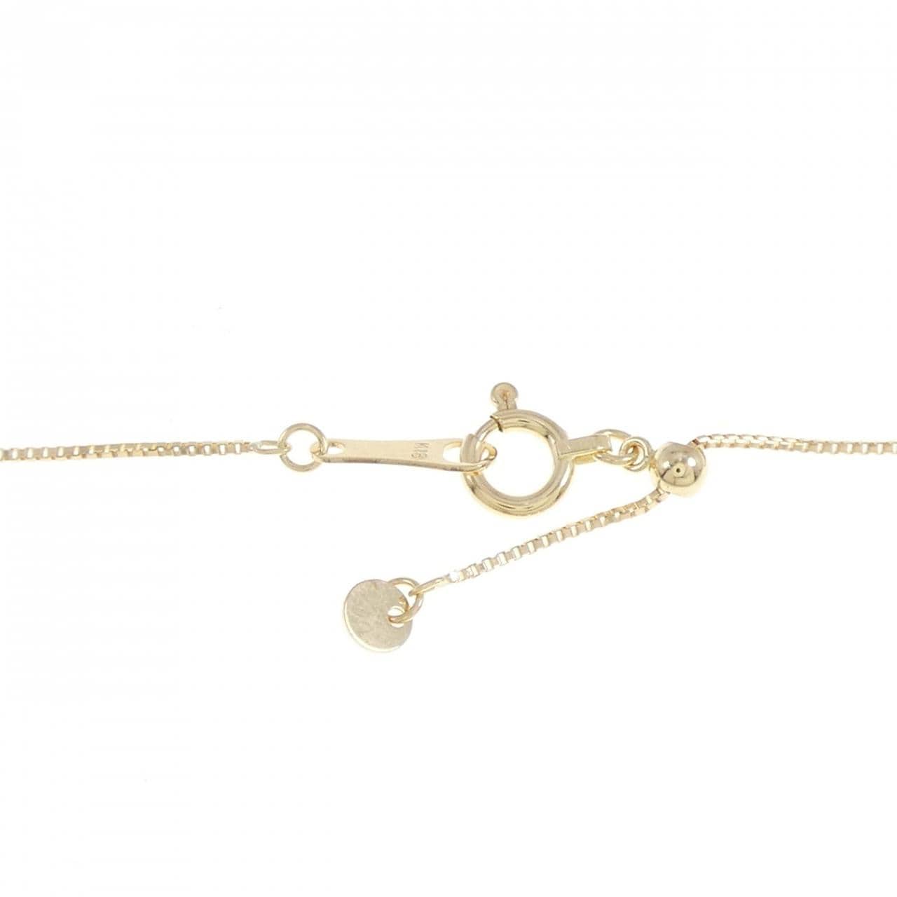K18YG ダイヤモンド ネックレス 0.13CT