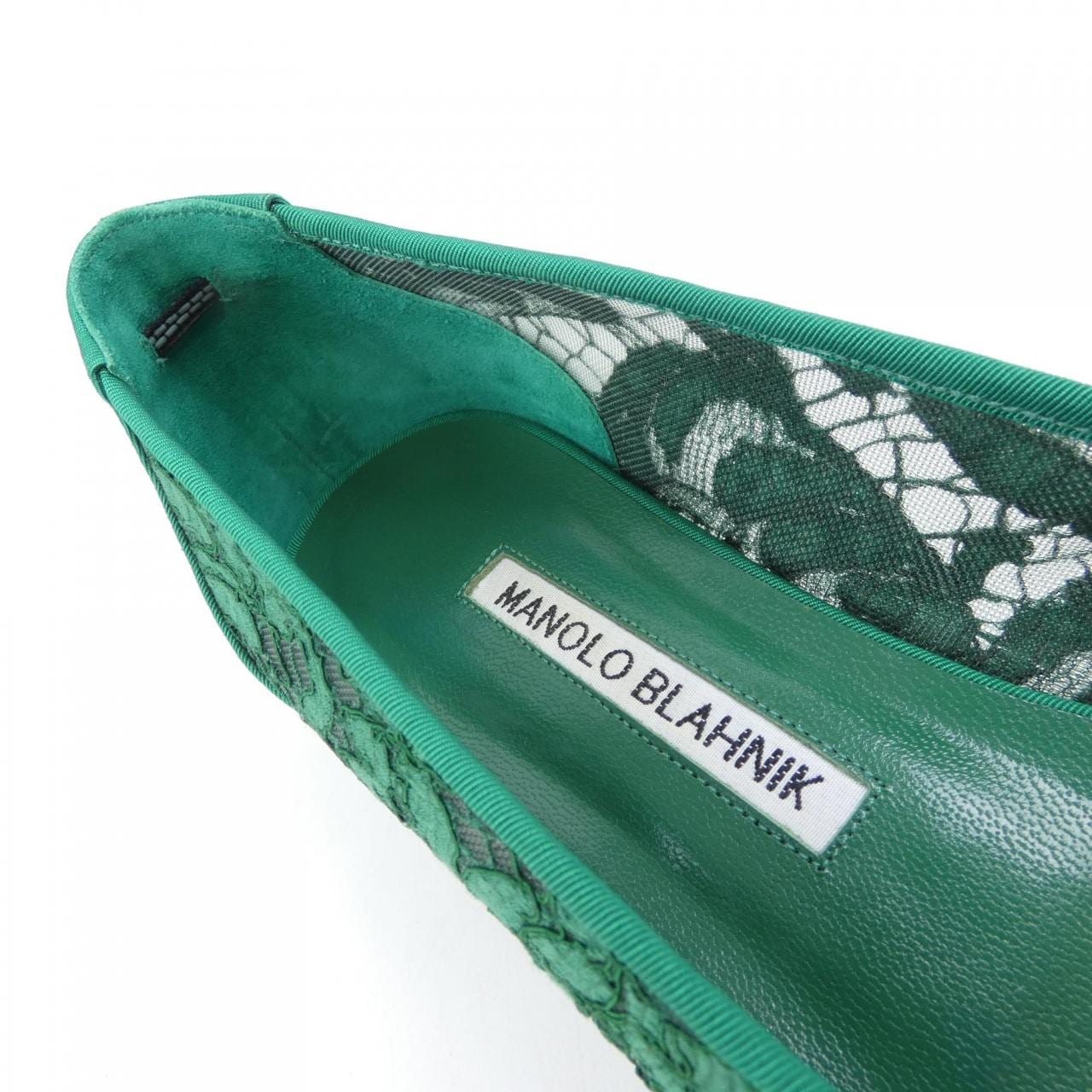 Manolo MANOLO BLAHNIK HANGISIFLAT LACE flat shoes