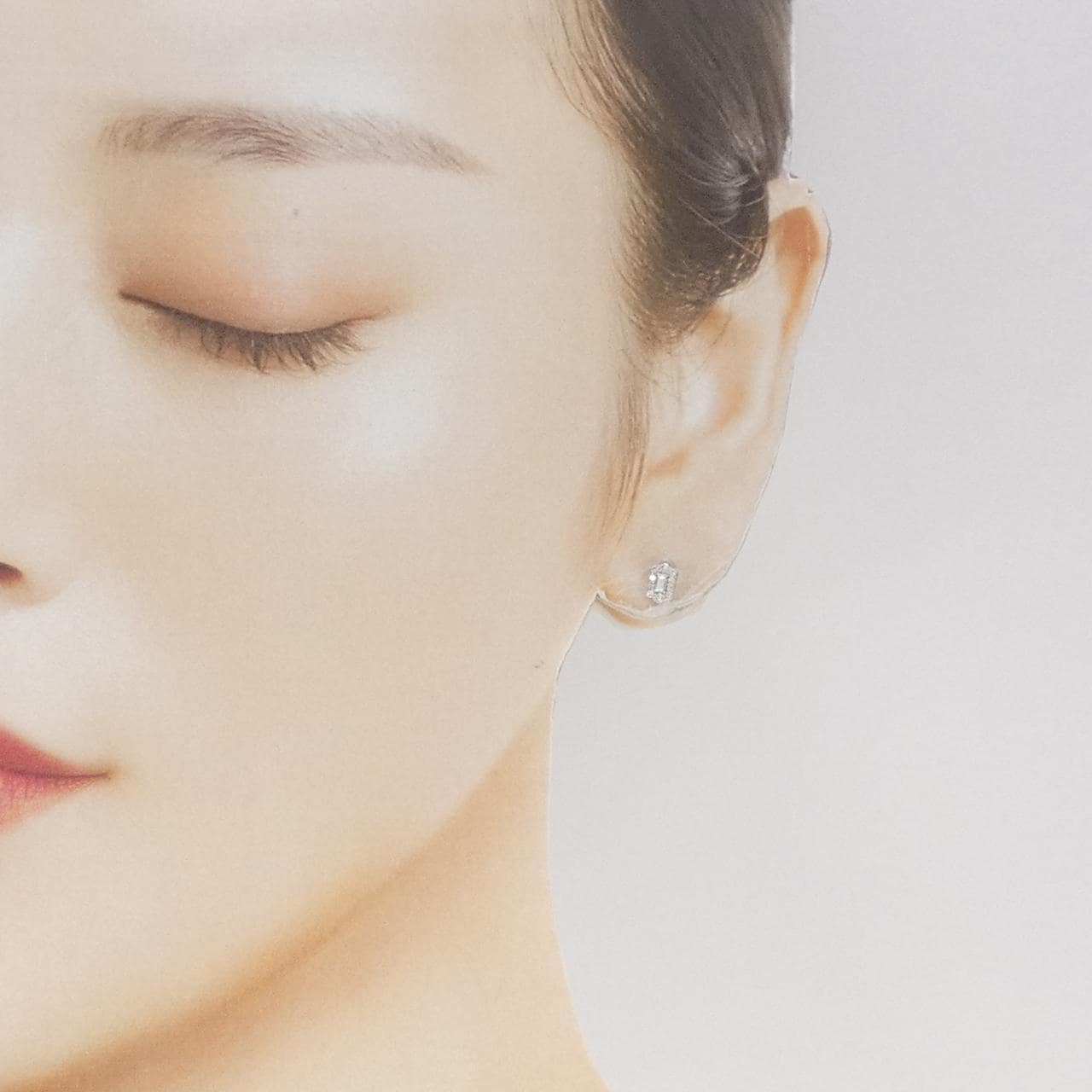 PT900 ダイヤモンド ピアス 0.20CT