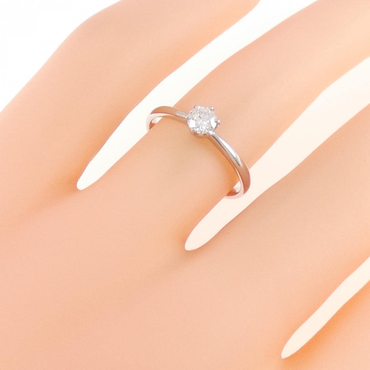 PT900 ダイヤモンド リング 0.208CT E VVS2 3EXT H&C