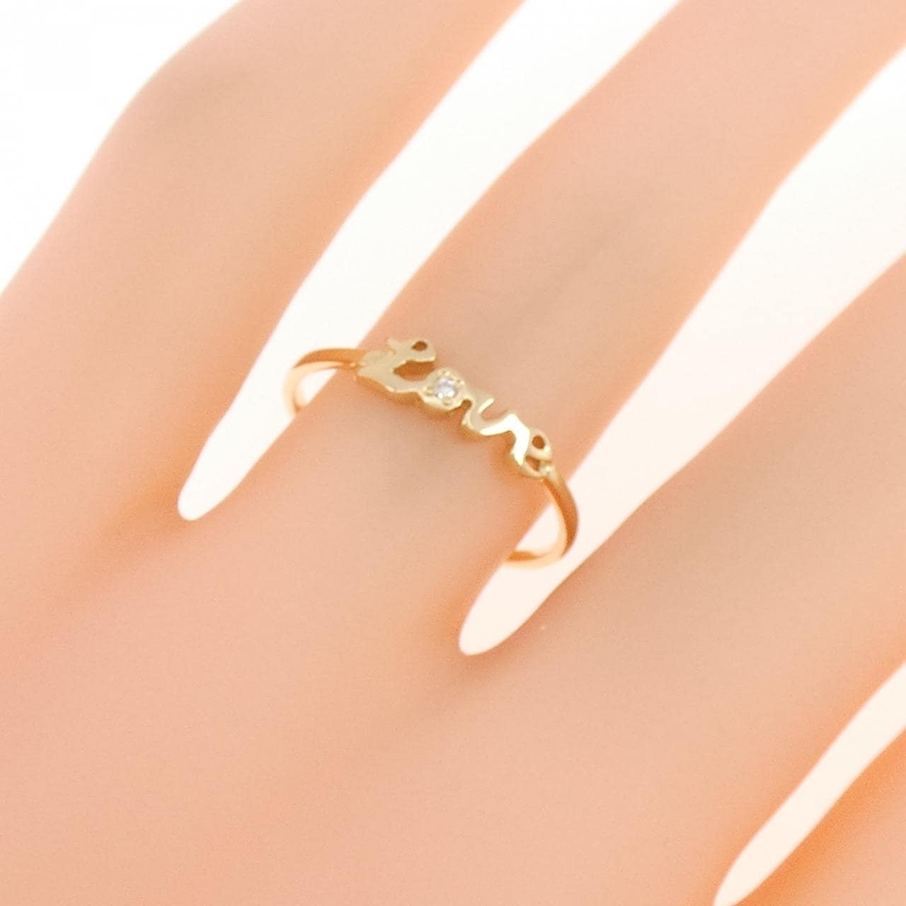 K18YG ダイヤモンド リング