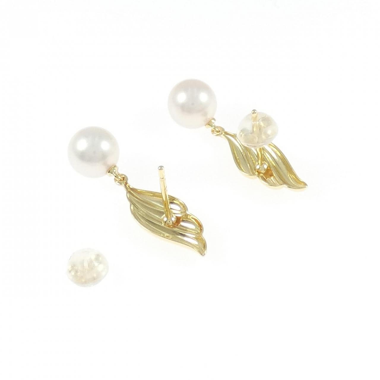 K18YG アコヤパール ピアス 7.1mm