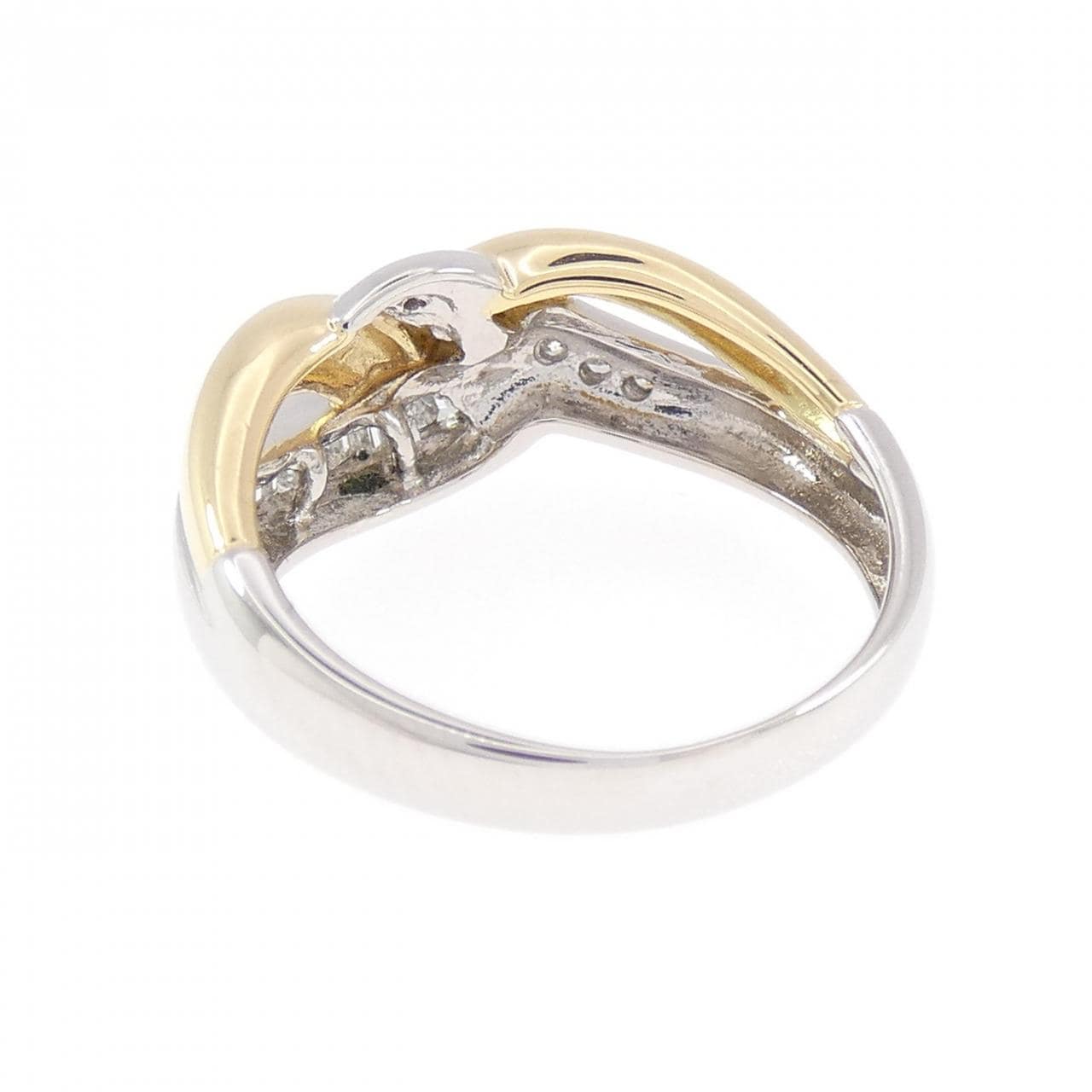 PT850/K18YG ダイヤモンド リング 0.26CT