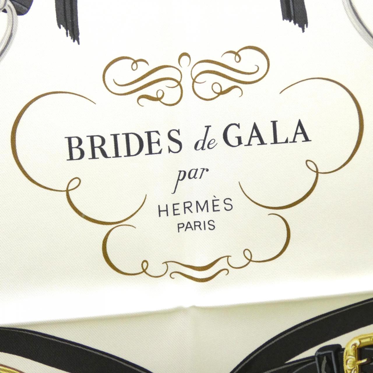 [Unused items] HERMES BRIDES DE GALA CARRE90 001266S scarf