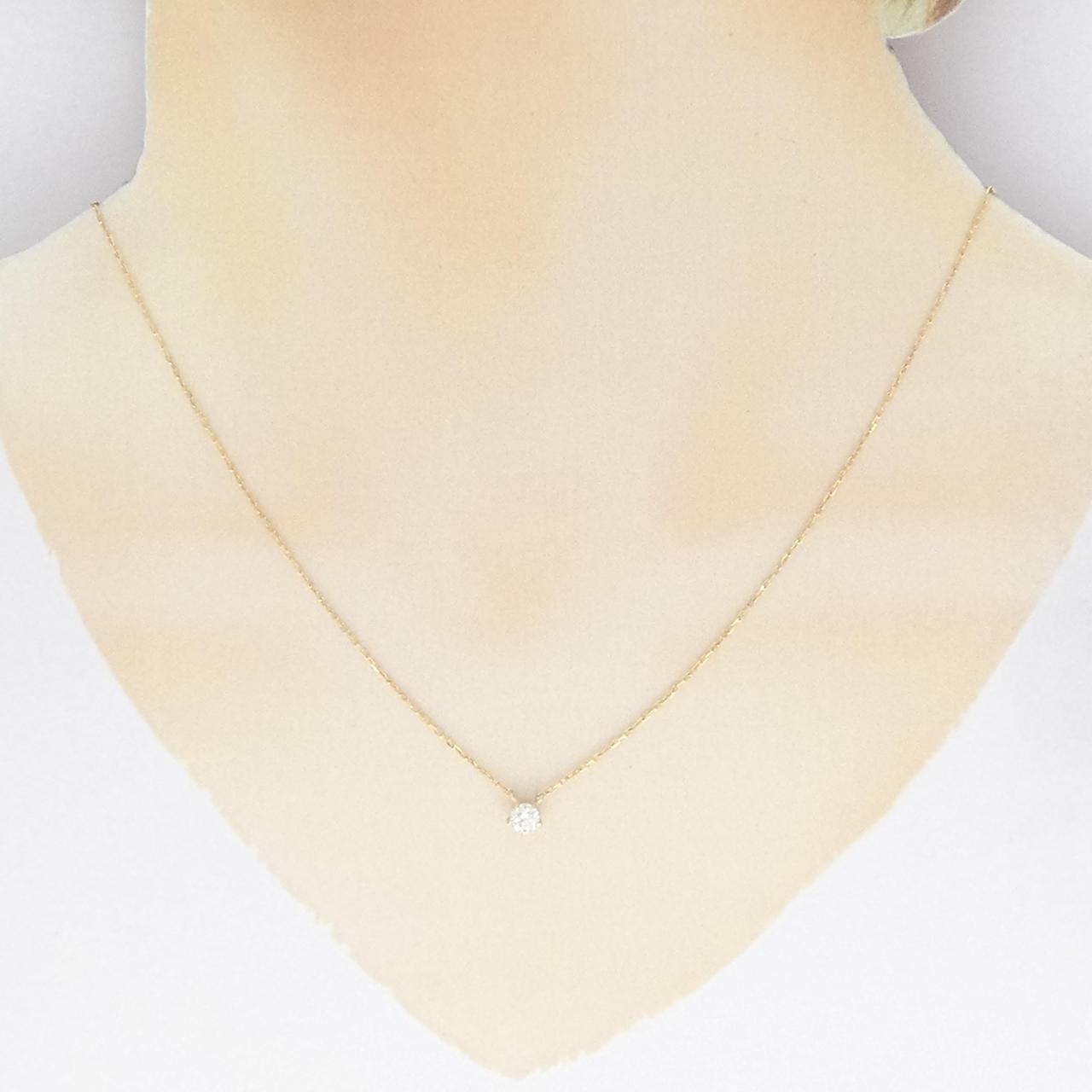 K18YG ダイヤモンド ネックレス 0.24CT
