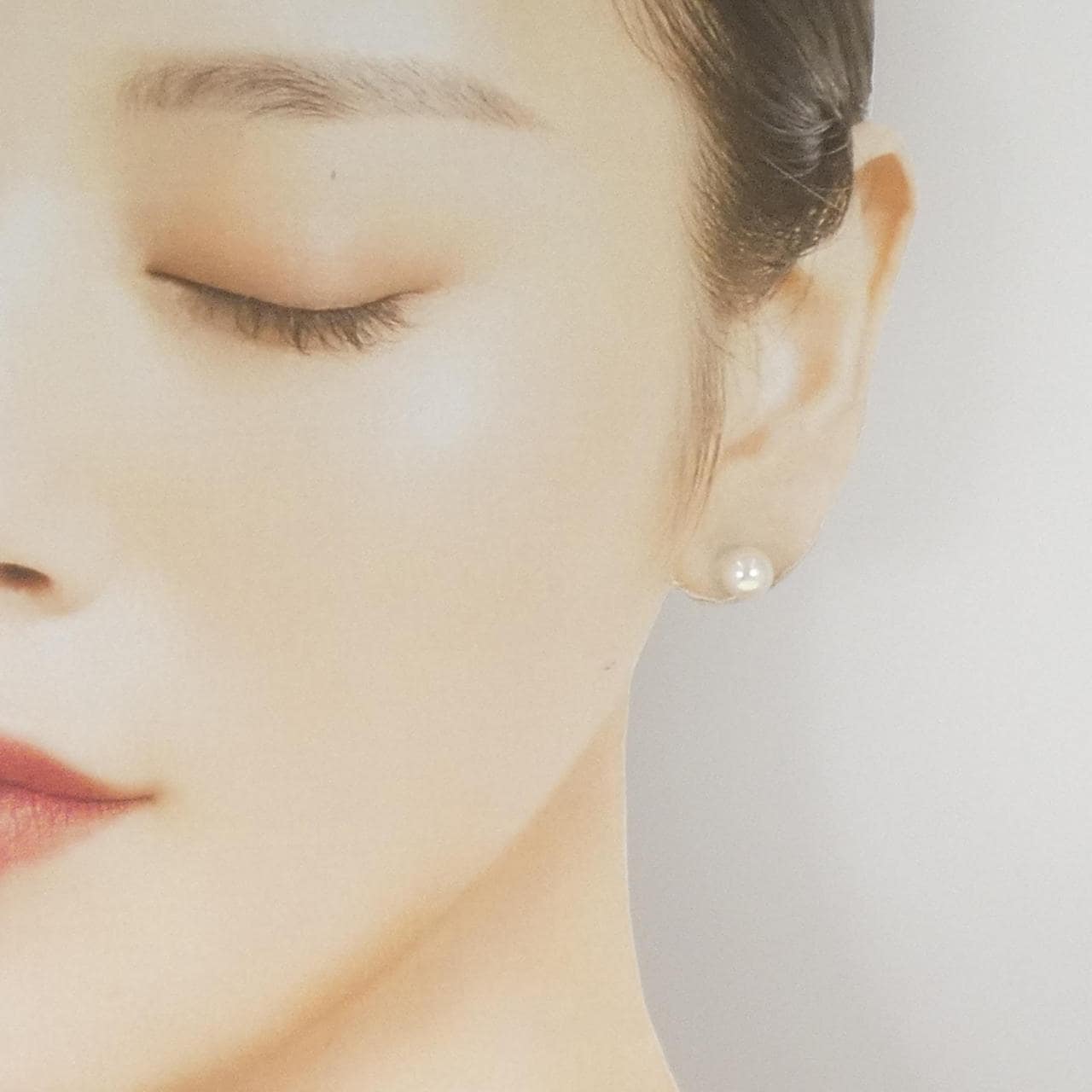 K18YG アコヤパール ピアス 7.0mm