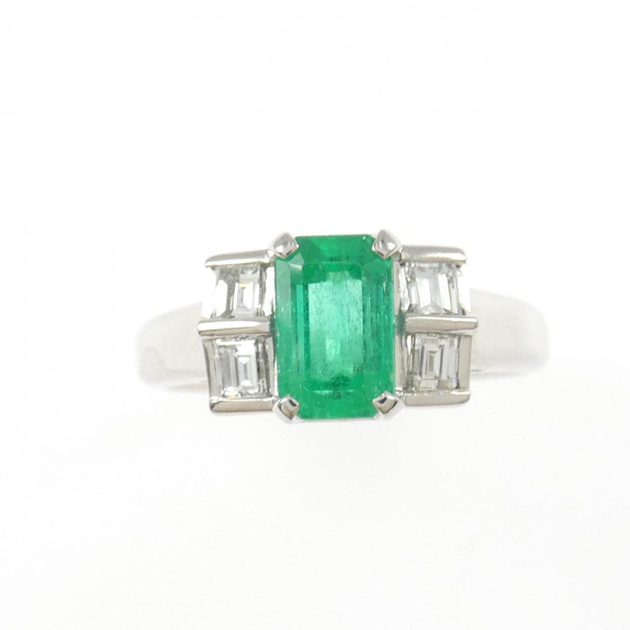 PT900 エメラルド リング 1.10CT