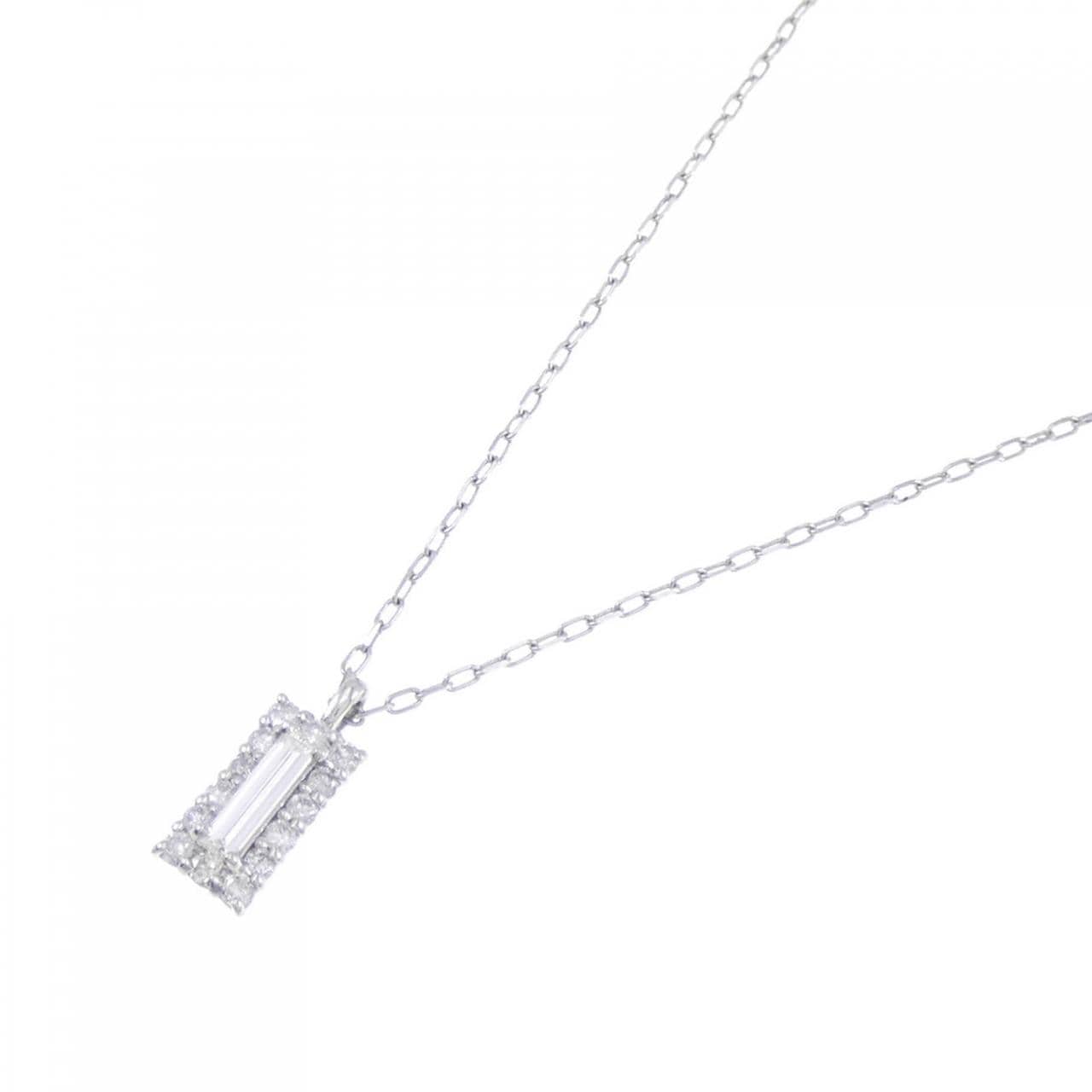[BRAND NEW] PT Diamond Necklace 0.09CT