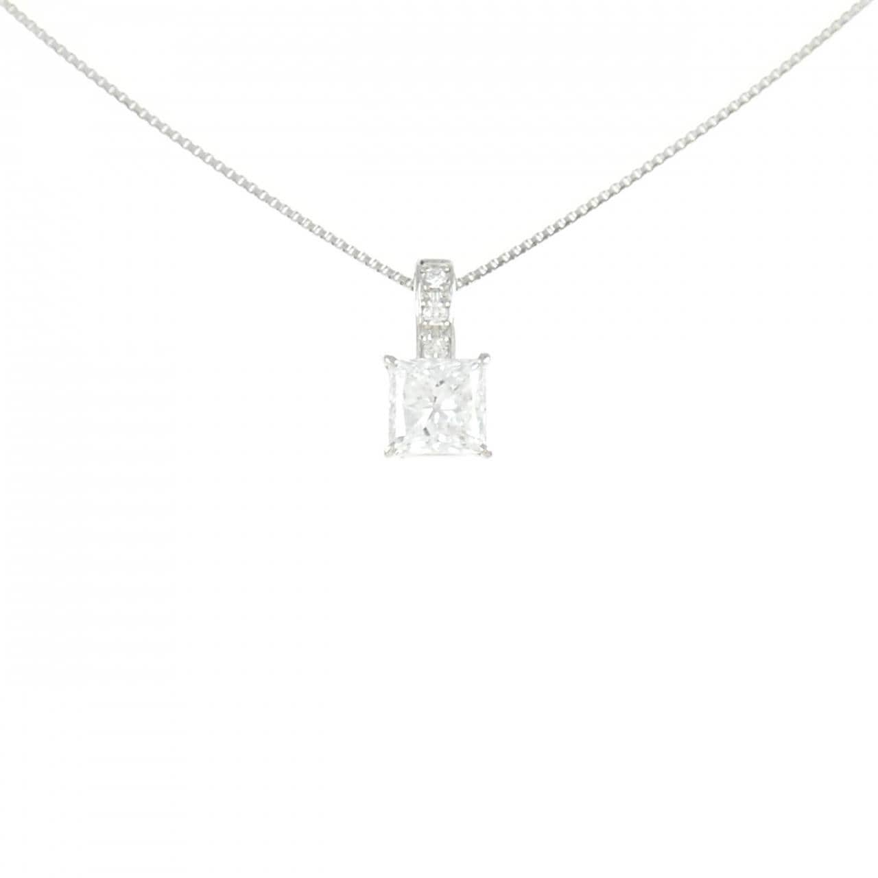 PT Diamond Necklace 0.51CT D VS2 Fancy Cut