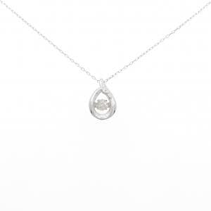 K18WG ダイヤモンド ネックレス 0.10CT