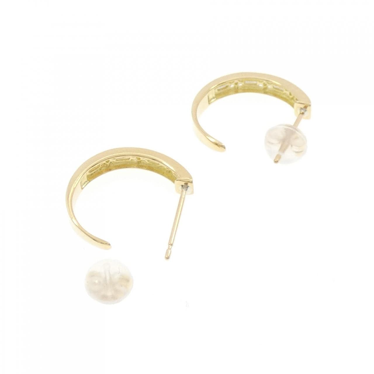 【新品】K18YG ダイヤモンド ピアス 0.16CT