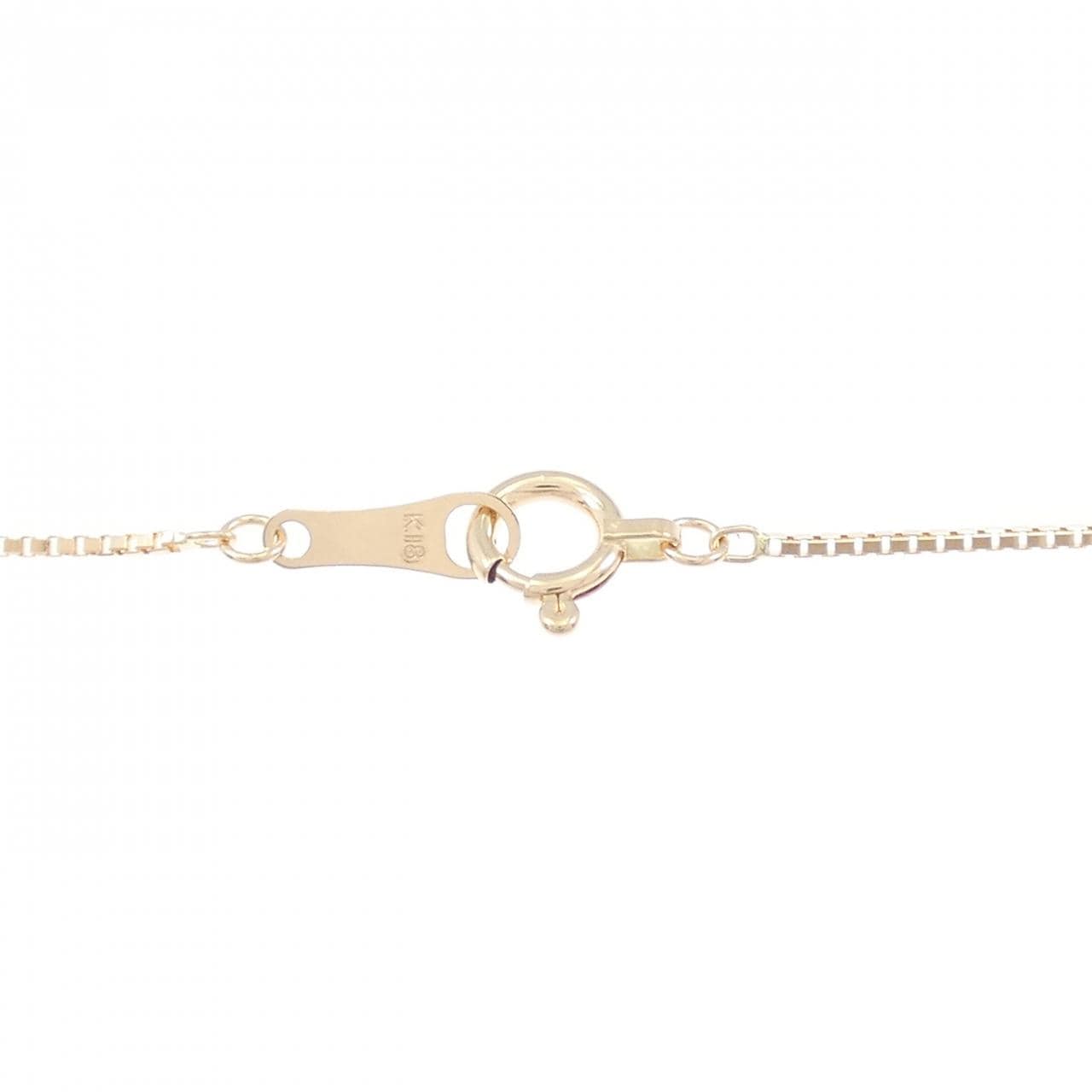 K18PG ガーネット ネックレス 2.16CT