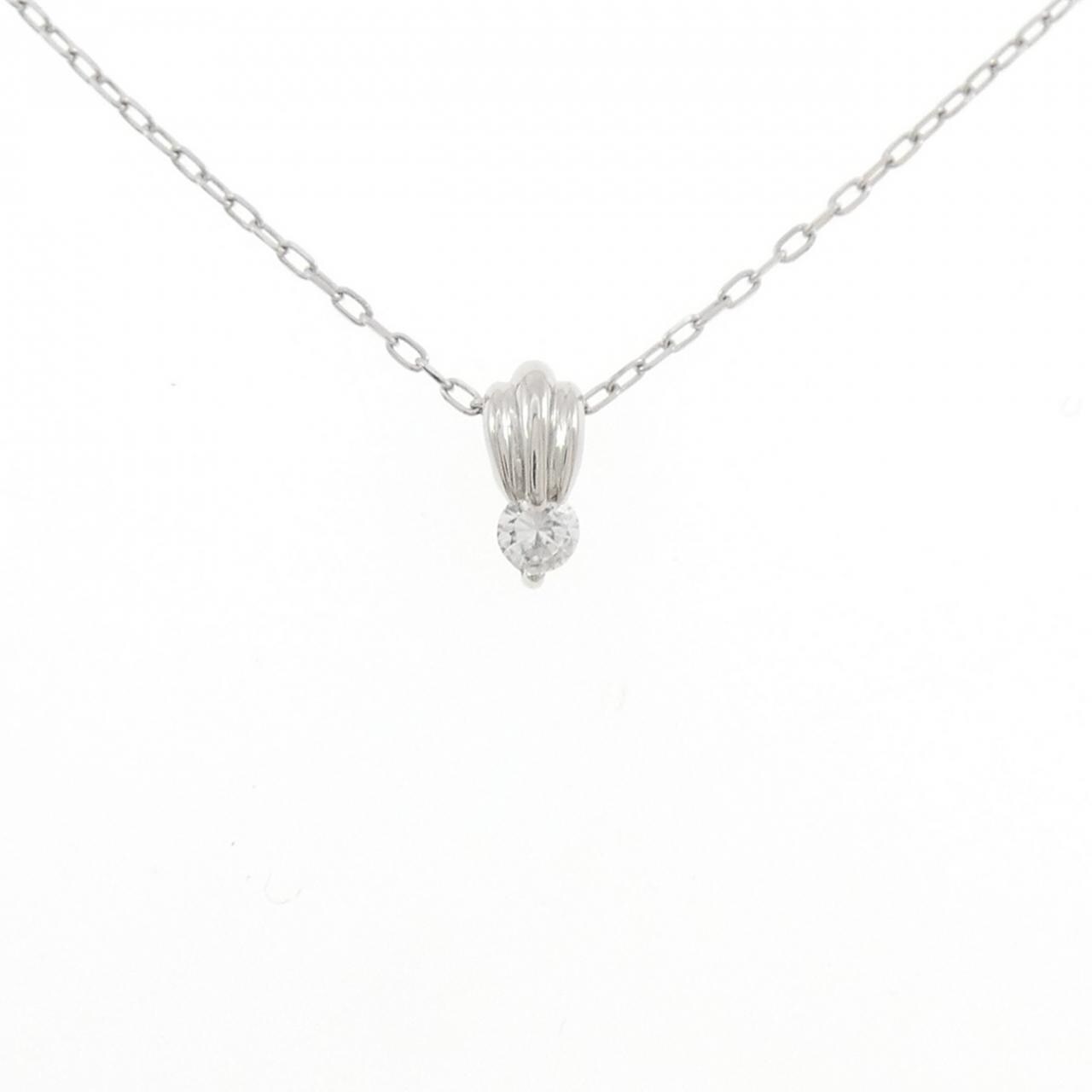 PT900/PT850 ダイヤモンド ネックレス 0.089CT