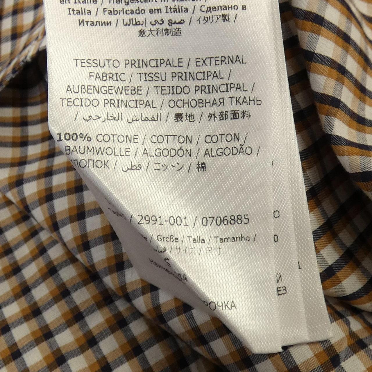 サルヴァトーレフェラガモ SALVATORE FERRAGAMO 143165 S／Sシャツ
