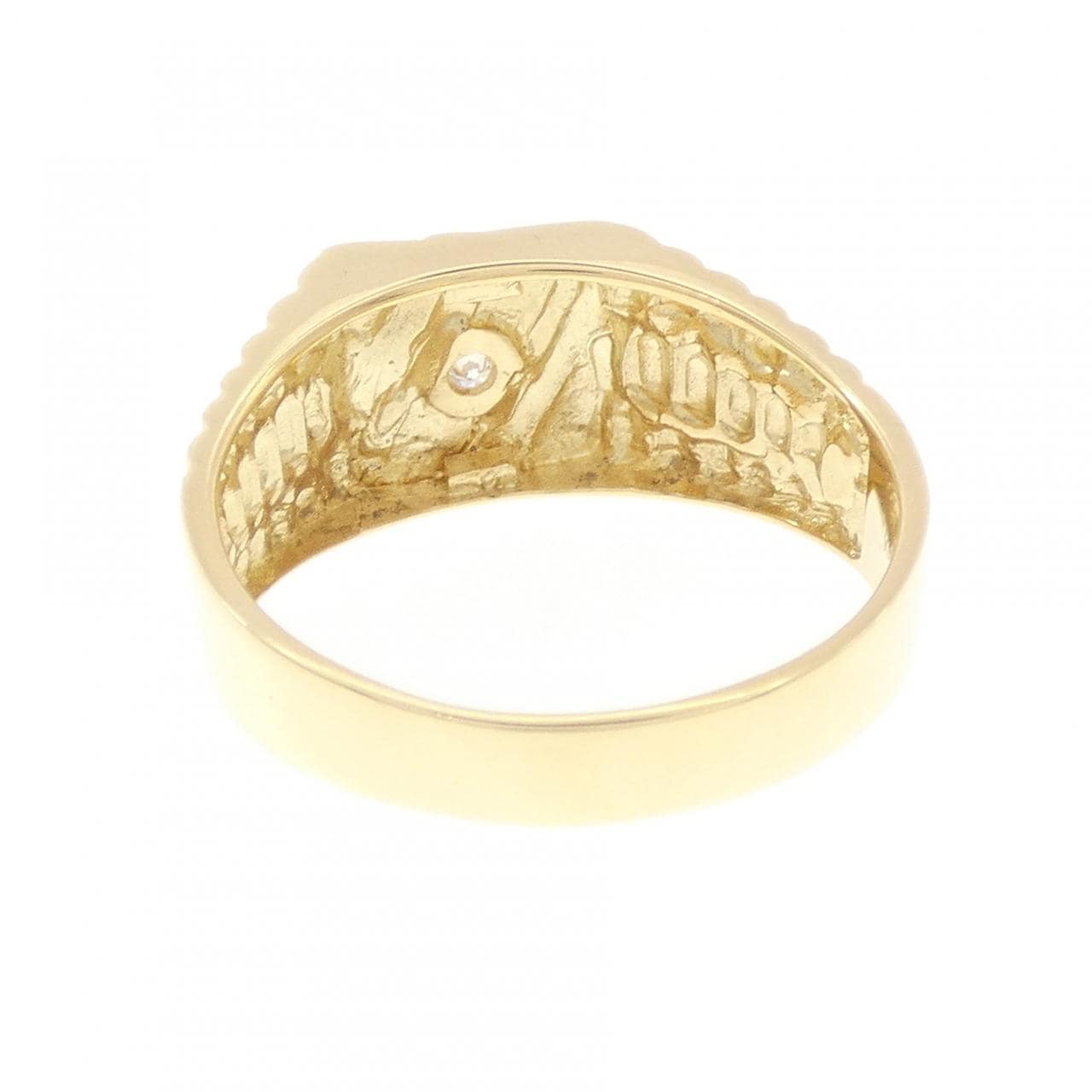 【新品】K18YG ダイヤモンド リング 0.03CT