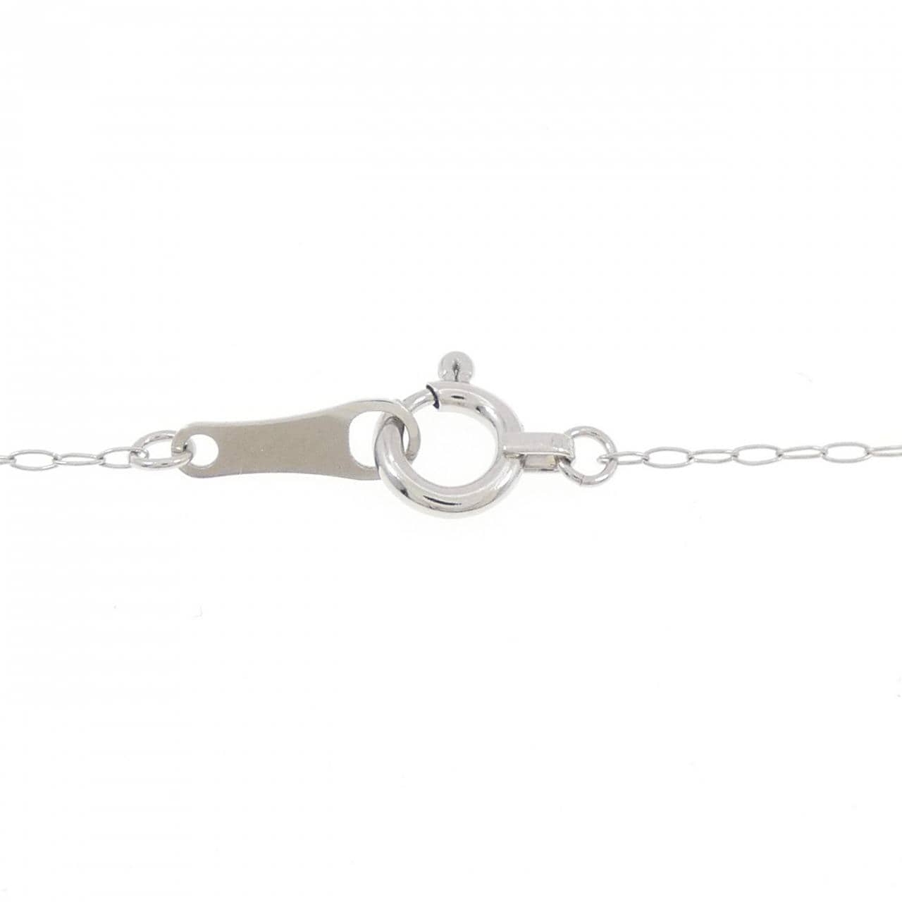 PT850 フラワー ルビー ネックレス