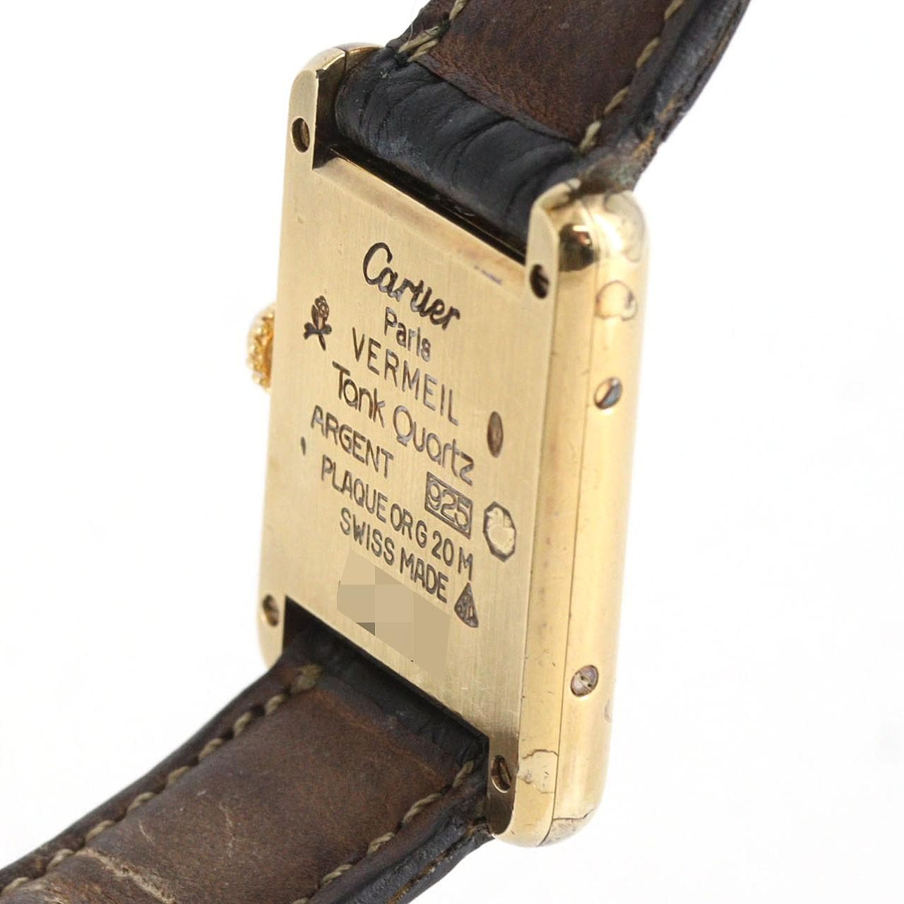 【ノーメンテナンス還元価格】カルティエ マストタンクSM GP W1001354 GP クォーツ