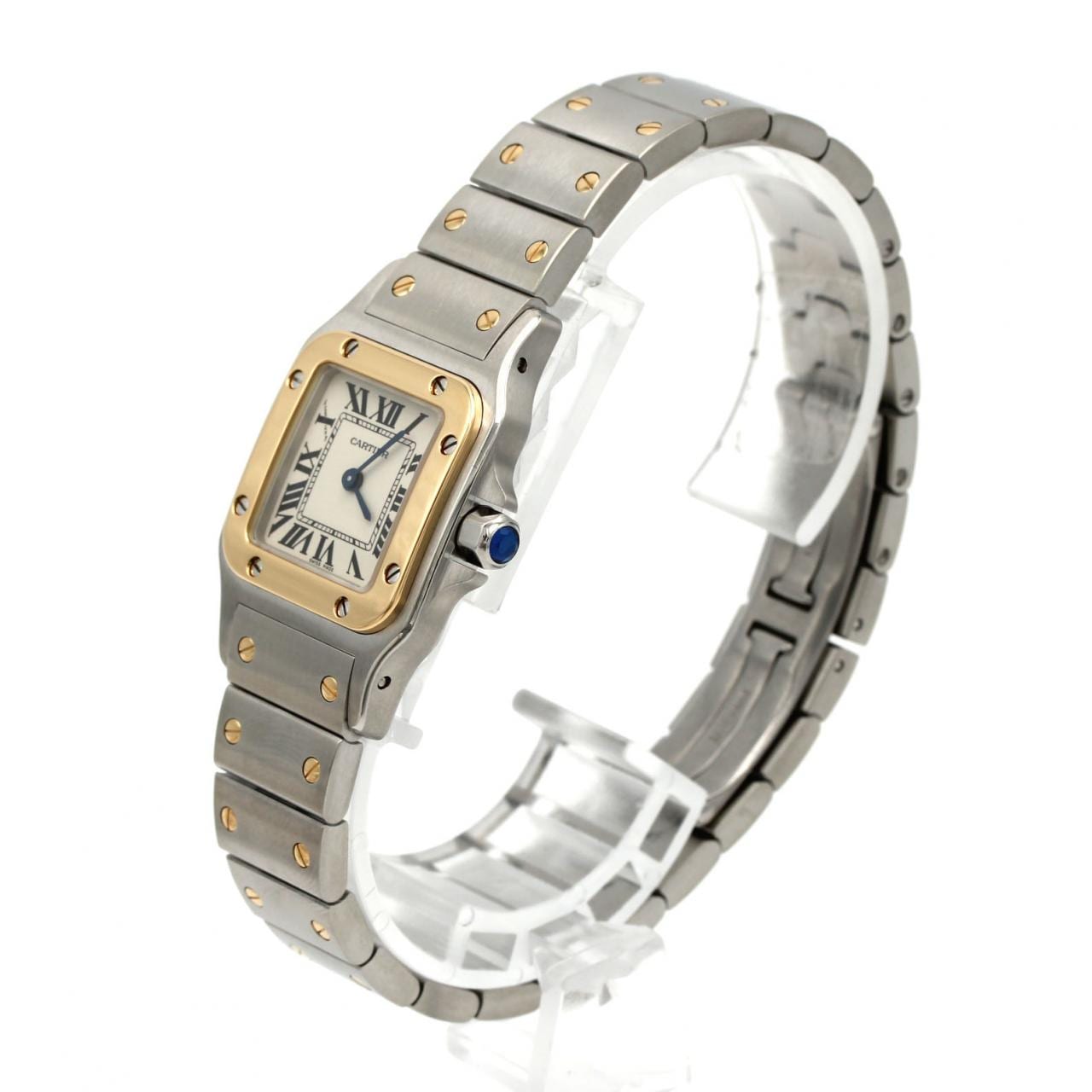 カルティエ サントスガルベSM コンビ W20012C4 SSxYG クォーツ