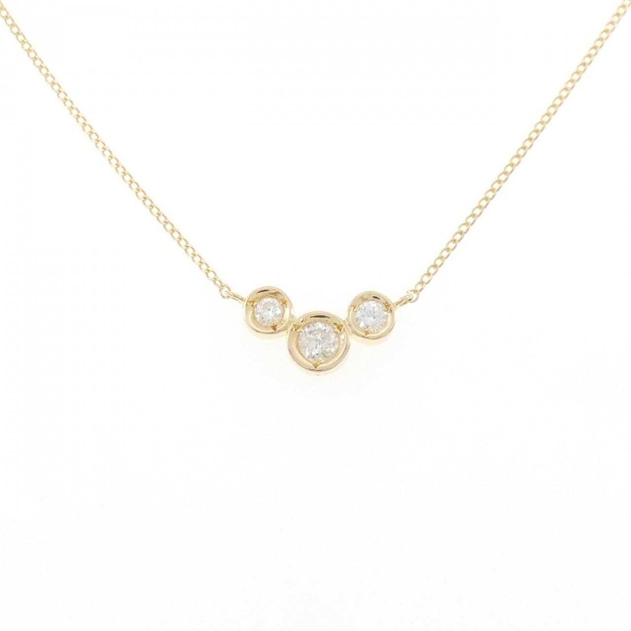K18YG ダイヤモンド ネックレス 0.30CT