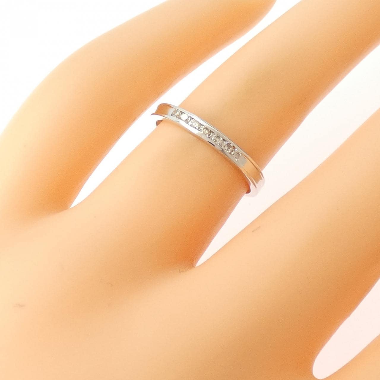 K10WG ダイヤモンド リング 0.10CT