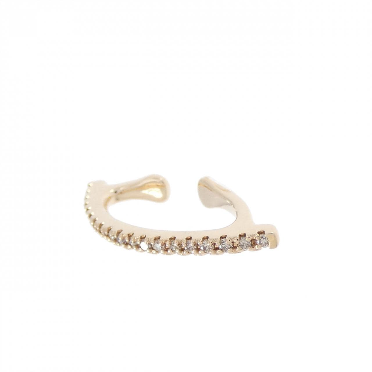 ヒロタカ ダイヤモンド イヤーカフ 0.09CT 片耳