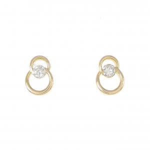 K18YG ダイヤモンド ピアス 0.14CT