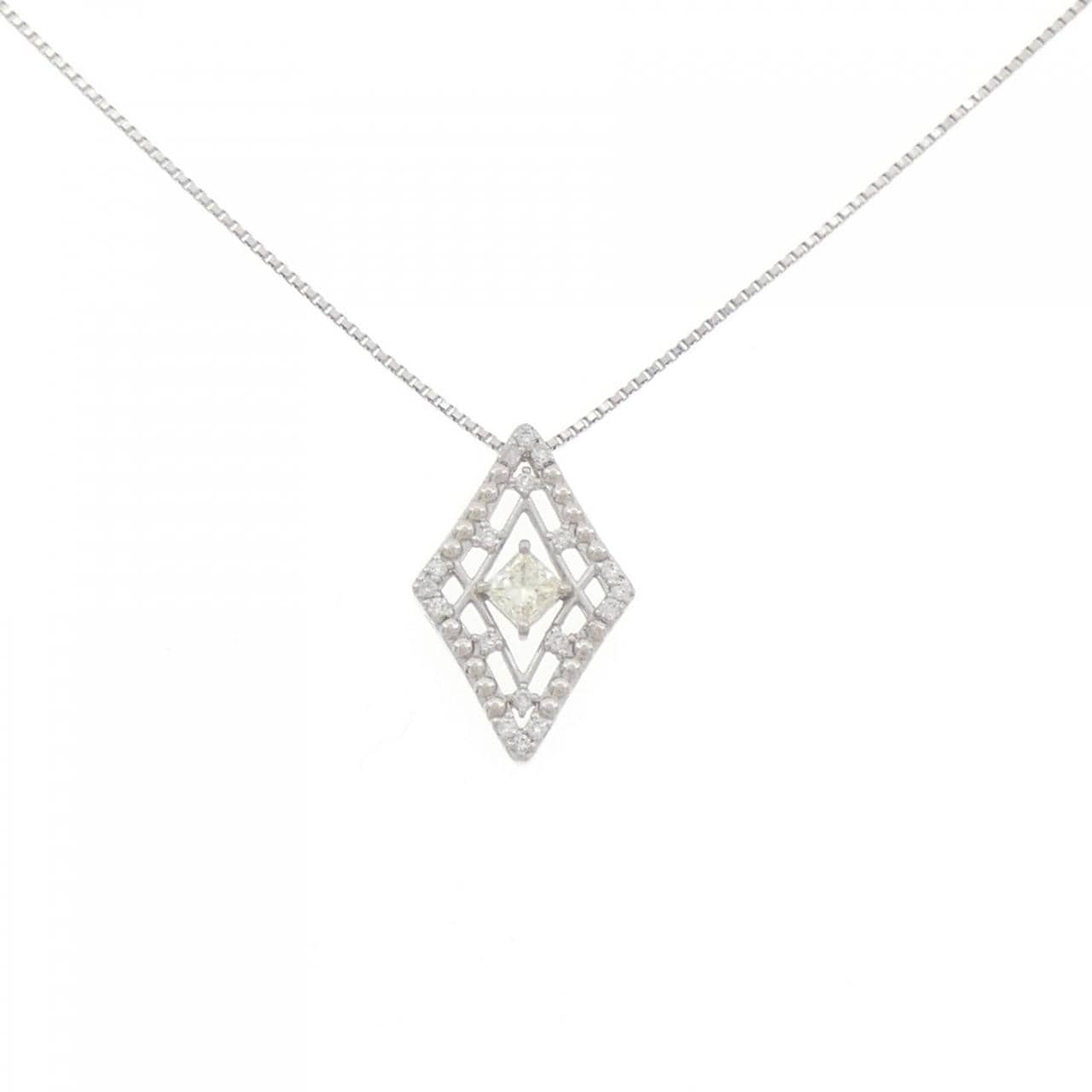 PT900/PT850 ダイヤモンド ネックレス 0.246CT