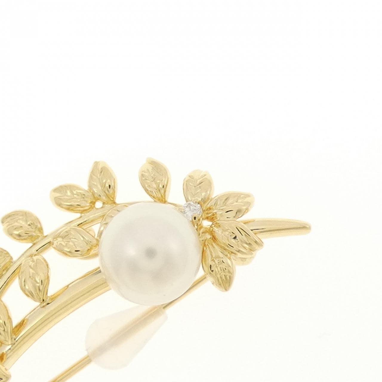 Tasaki Leaf Akoya珍珠胸針
