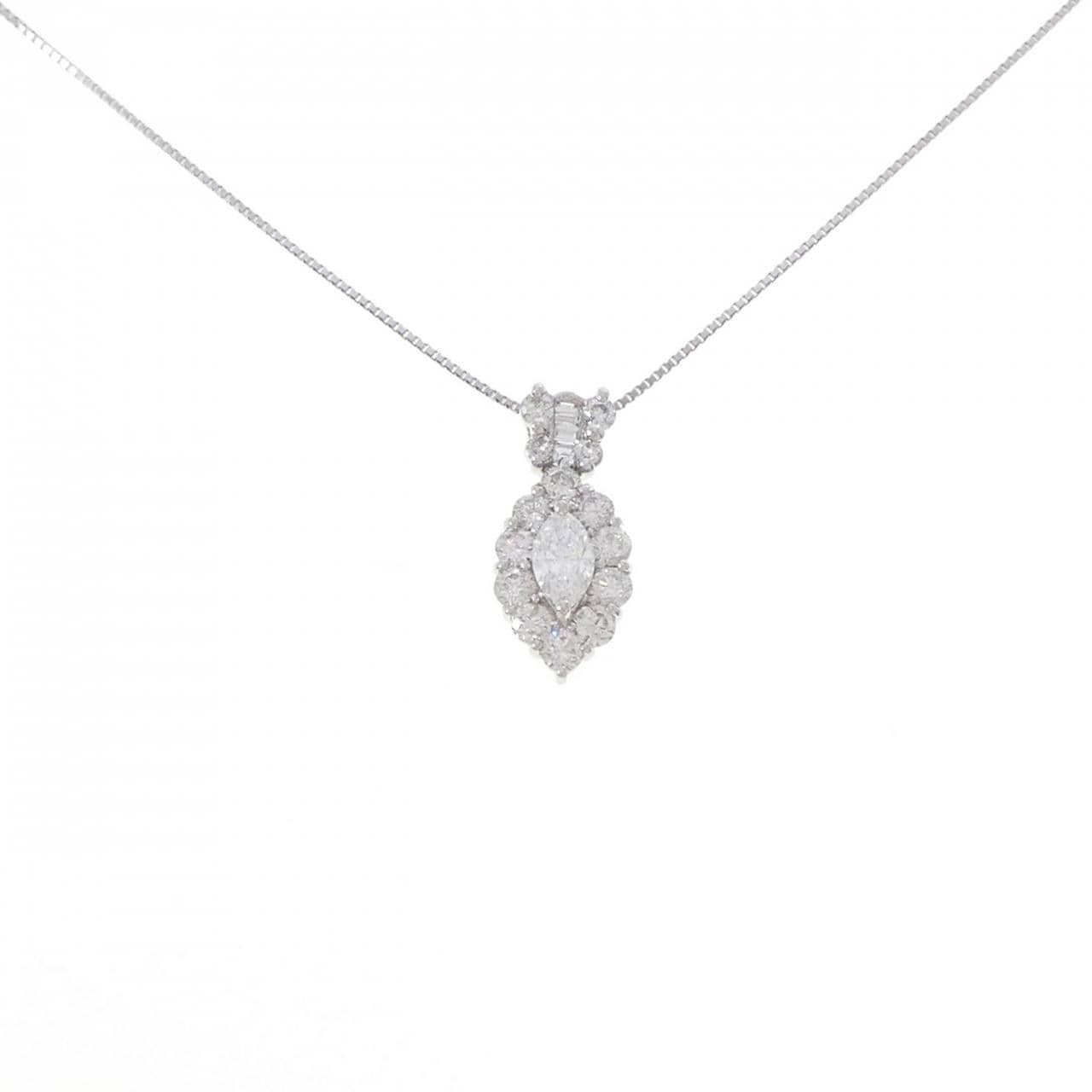 PT900/PT850 ダイヤモンド ネックレス 0.30CT
