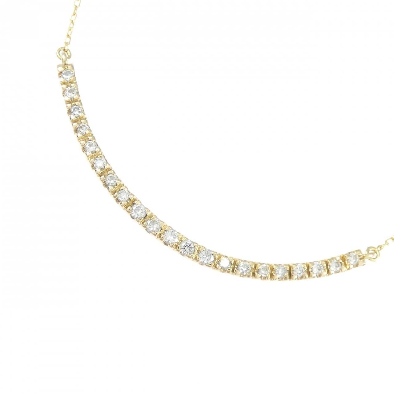 K18YG ダイヤモンド ネックレス 0.23CT