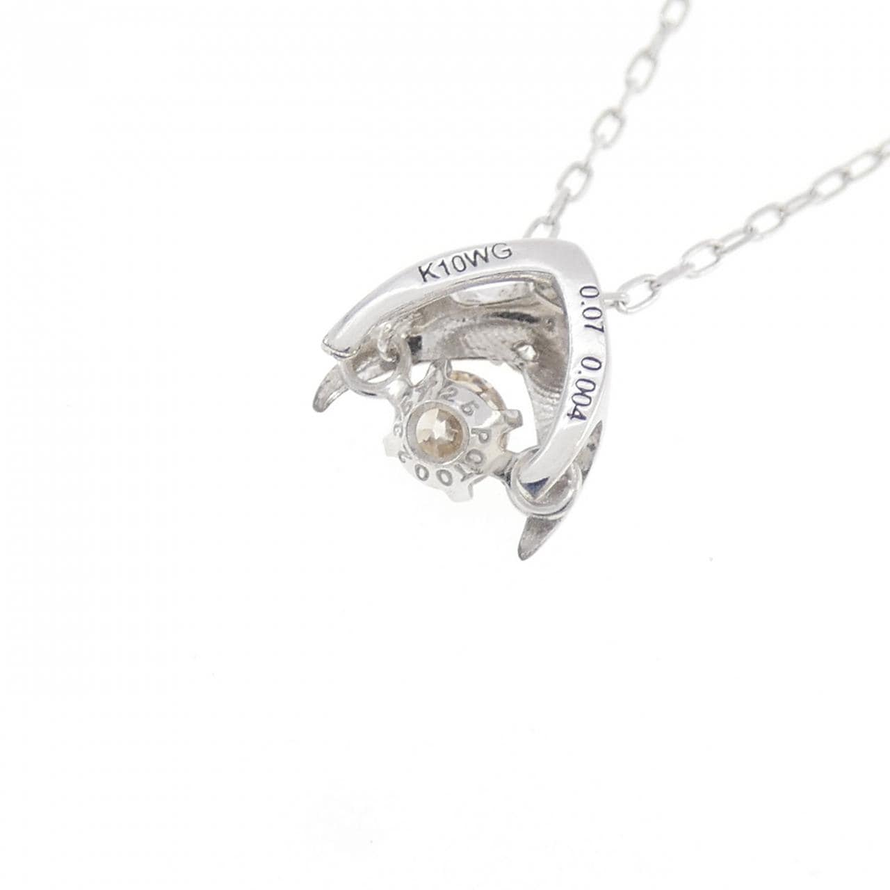 コメ兵｜K10WG ダイヤモンド ネックレス 0.07CT｜ジュエリー