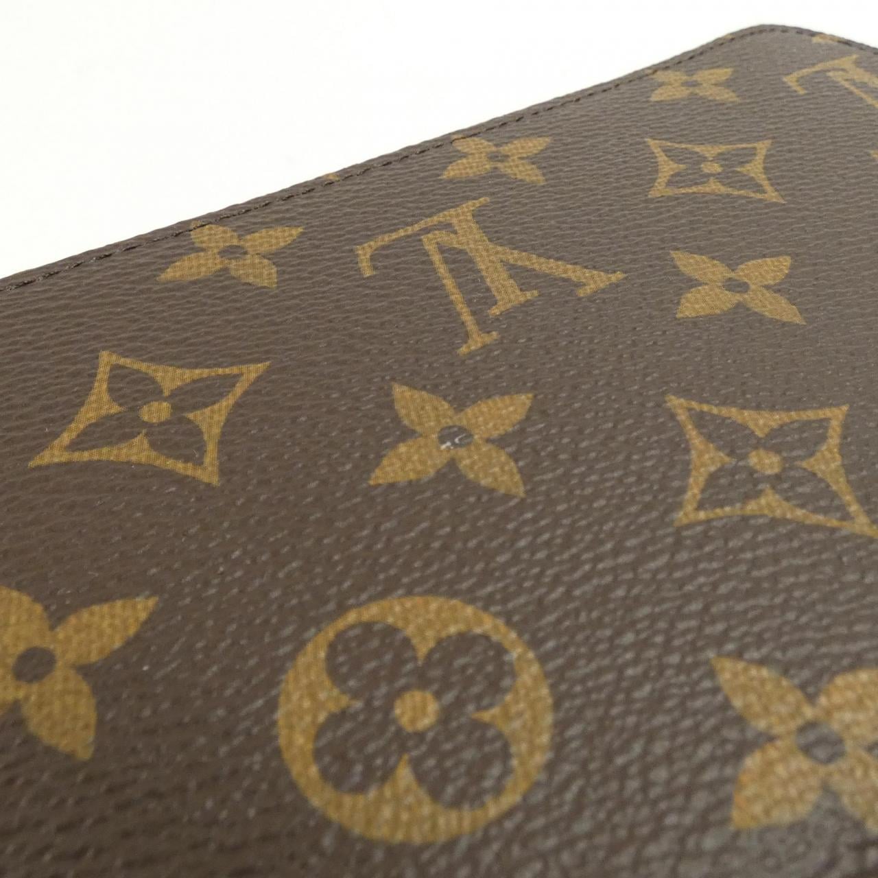 LOUIS VUITTON M42616 Monogram Canvas Zippy Wallet - Brown