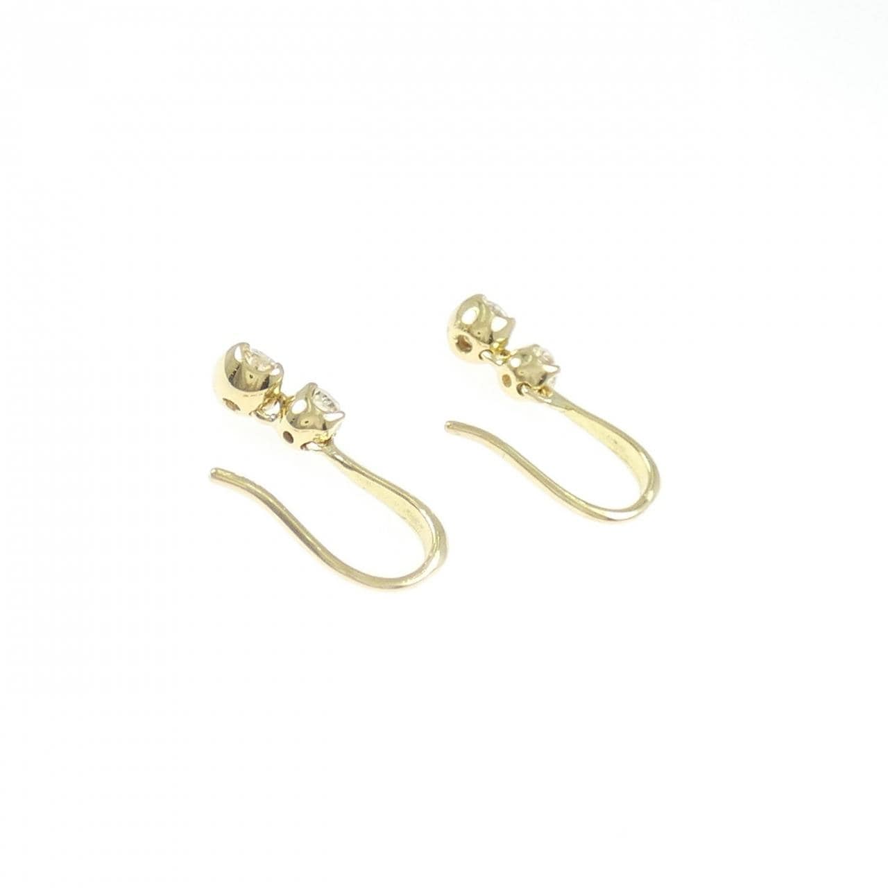 K18YG ダイヤモンド ピアス 0.40CT