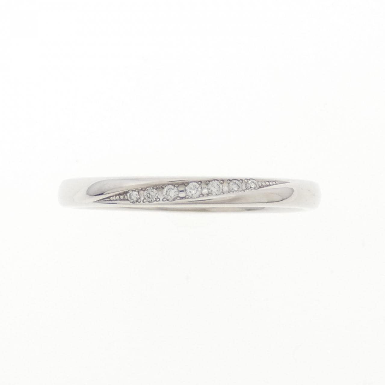 K18WG ダイヤモンド リング 0.03CT